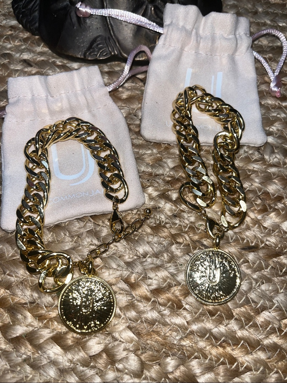 Set of 2 Uncommon James MATCHING BraceletS NWOT w dust bag